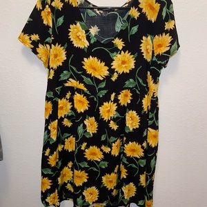 New Forever 21 short sunflower dress